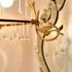 Clear Glass Chandelier Drop Ornaments - Christmas Tree Ornaments - Set of 20
